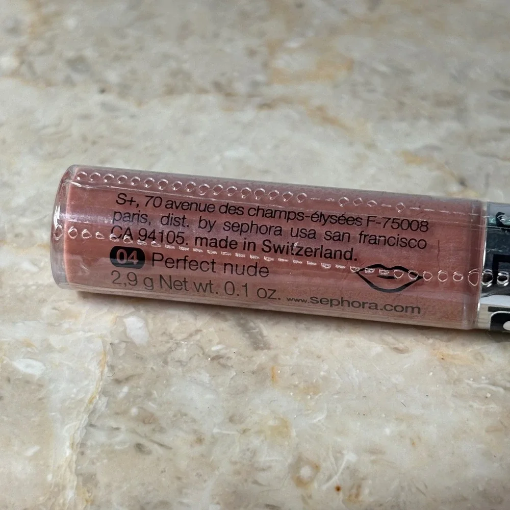 Sephora Ultra Shine Lip Gel 0.1oz 04 Perfect Nude High Gloss Sealed